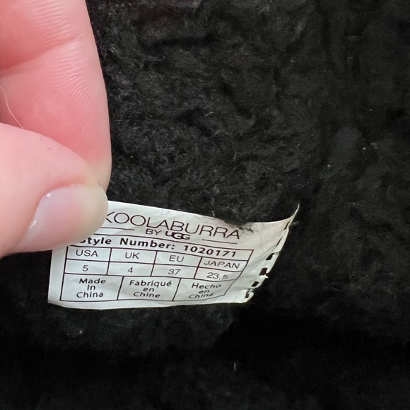 Koolaburra by Ugg Victoria Black Tall Bow Boots Size 5 - Picture 10 of 11